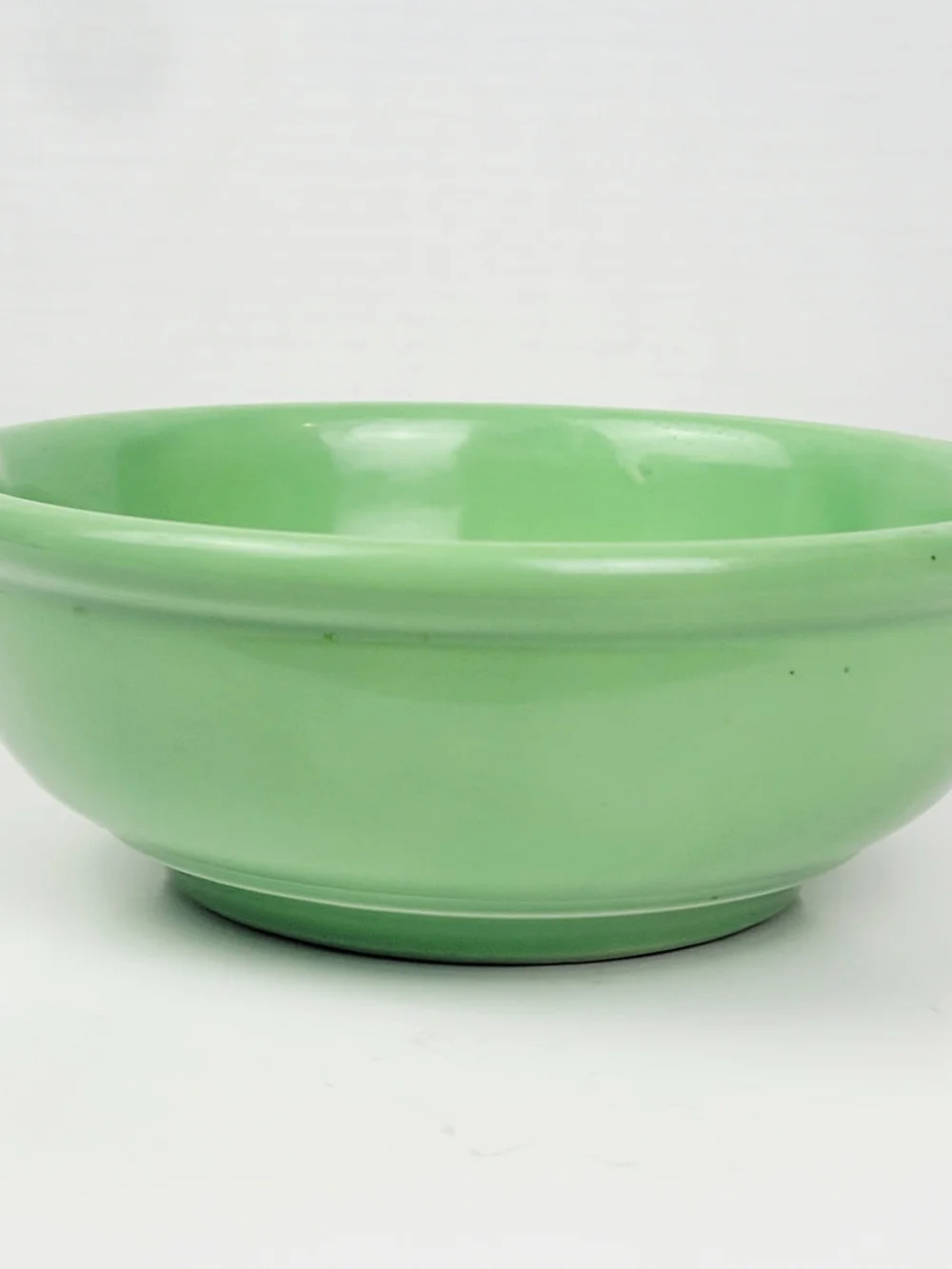 Vtg 40s 50s~FIRE KING Jadeite Cereal/Soup Bowl~Beaded Edge~Restaurant Ware~5.75